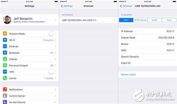 驚喜iOS10.2！蘋果iOS10.2起新增以太網設置頁