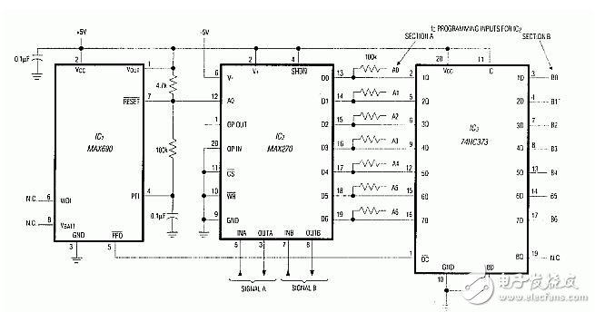 μP-Supervisor Chip Controls Programmable Filter