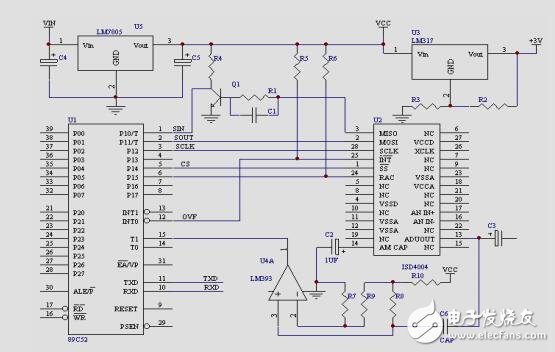 基于ISD4004語音芯片的語言學習機的設計