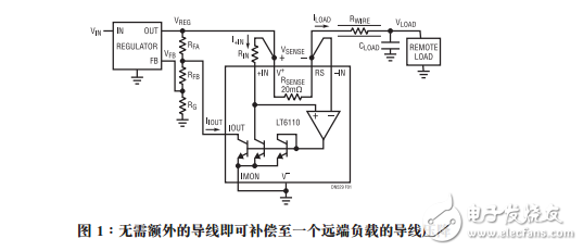 遠(yuǎn)端負(fù)載的電壓可通過(guò)任意長(zhǎng)度的銅線控制