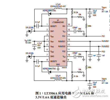 雙通道單片式降壓型開關(guān)穩(wěn)壓器