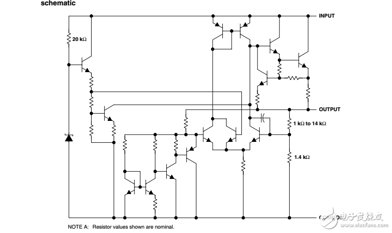 a78l00系列正電壓穩壓器