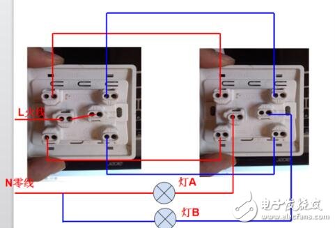 雙控開關接線圖_雙控開關接線操作教學