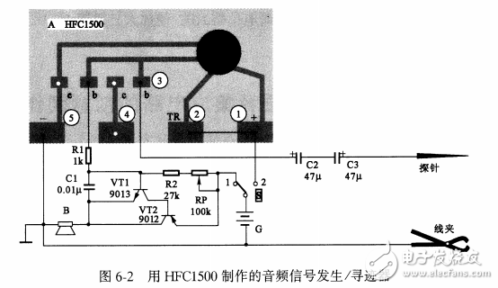 用HCF1500組裝音頻信號發生器電路