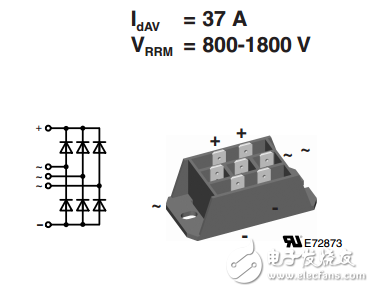 三相整流橋VUO30-08NO3