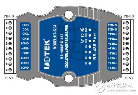 基于UT-5204的RS-485信號含義及功能