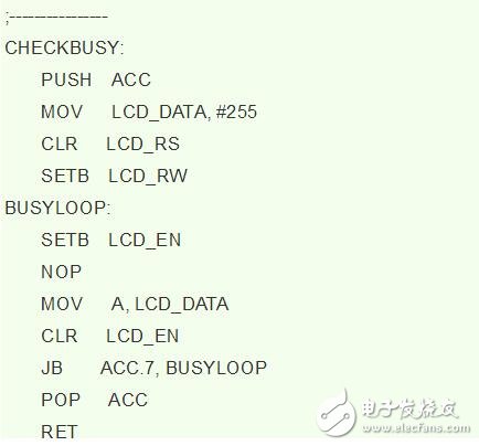 lcd1602匯編程序，LCD1602匯編顯示程序代碼