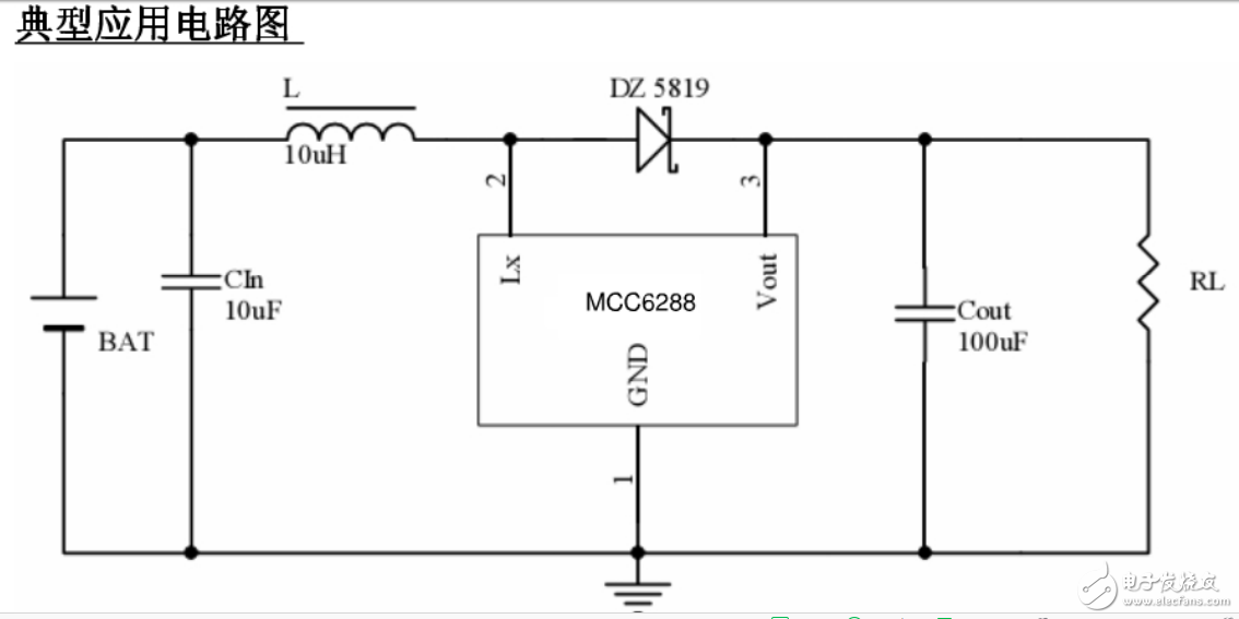 鋰電池升壓芯片1.5—3.7升5v ,MCC6288系列產品是一種高效率、低紋波、工作頻率高的PFM升壓DC-DC變換器。