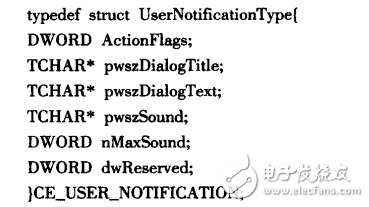 WinCE通知API的解析及在控制程序中的應用