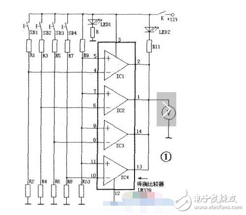 采用LM339設計的測試儀電路