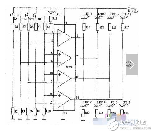 采用LM339設計的測試儀電路