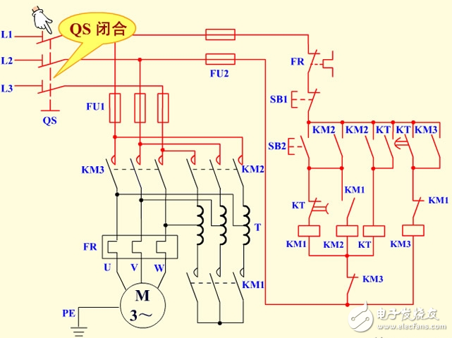 自耦變壓器降壓啟動原理詳解