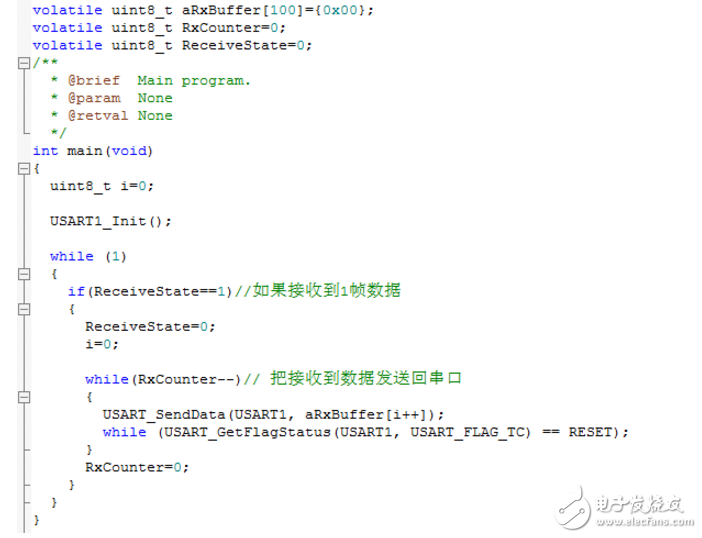 STM32串口接收不定長數(shù)據(jù)原理與源程序