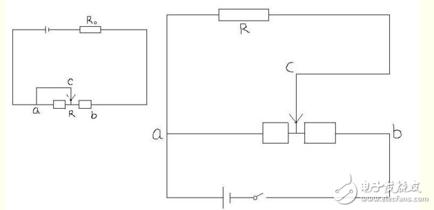 滑動變阻器電流流向問題解析