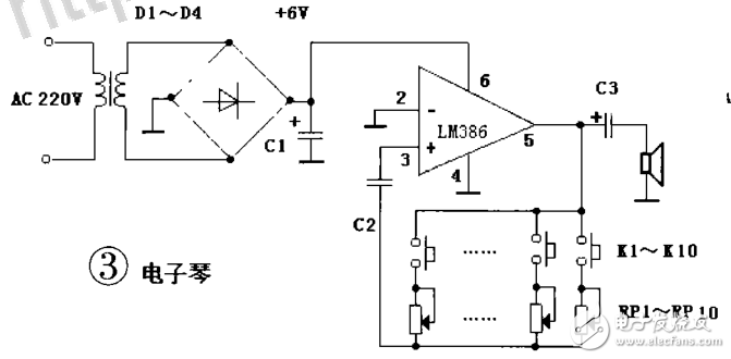 LM386應用電路之振蕩器電路