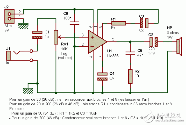 基于LM386的紅外耳機電路設計