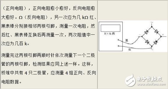 橋堆構成的整流電路及故障處理