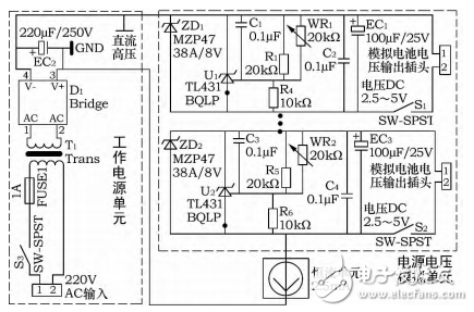 基于TL431的電動汽車多節(jié)串聯(lián)鋰電池模擬器