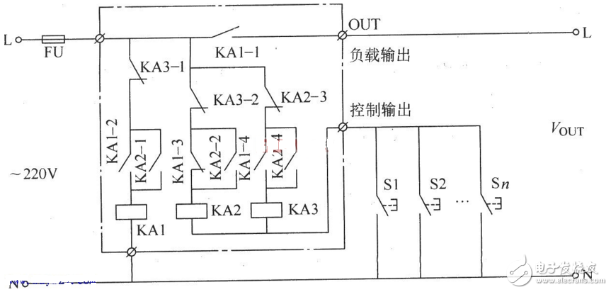 多地控制開關電路