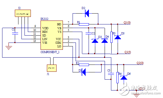 IR2110驅(qū)動電路設(shè)計方案