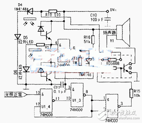 入侵報警控制電路設計講解