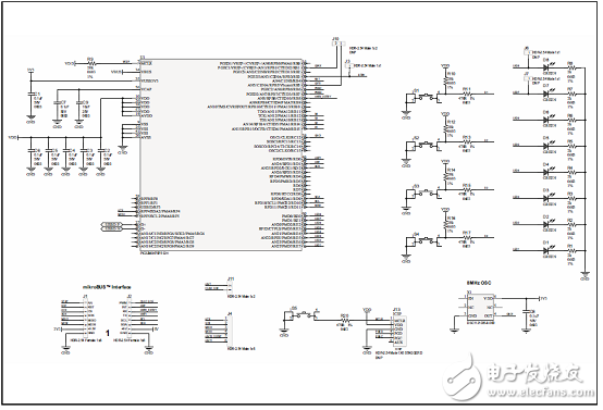 CAN FD控制器MCP2517FD的主要特性 PCB正面布局