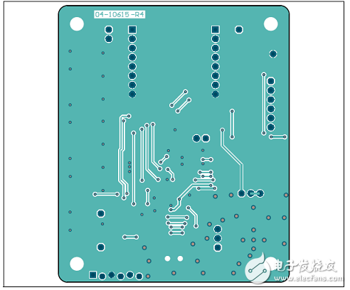 CAN FD控制器MCP2517FD的主要特性 PCB正面布局