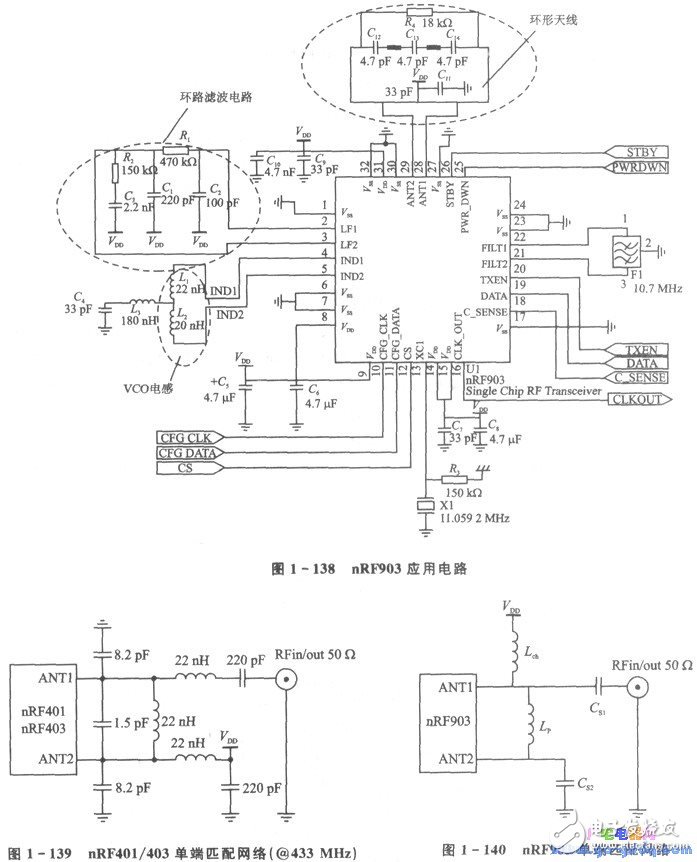 nRFTM系列單片機無線收發器的應用設計