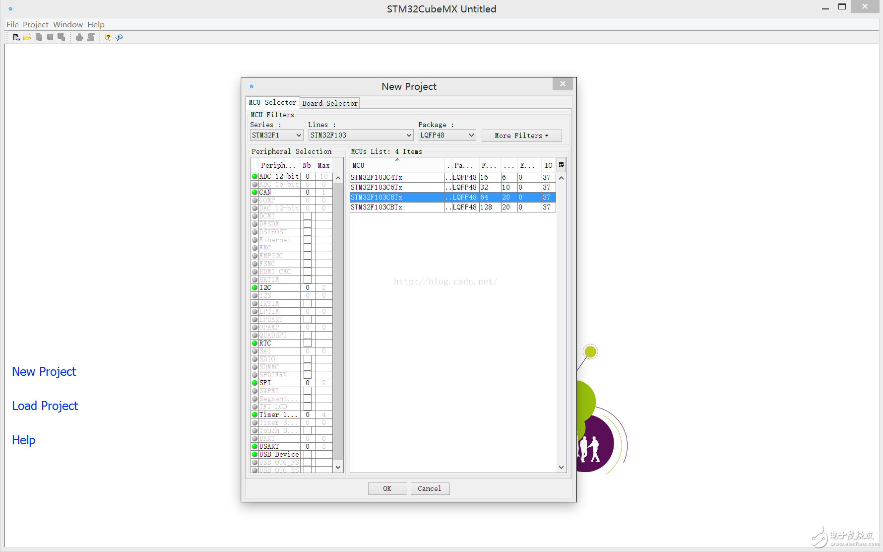 關(guān)于stm32CubeMX的stm32f103編程